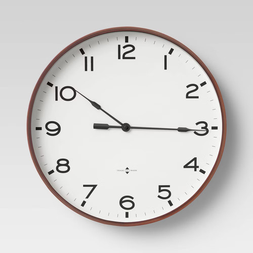 Thin frame wall clock - wall,