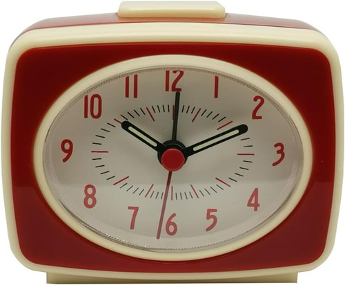 Red small alarm - red, clock